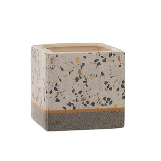 Cachepot Quad. Terrazzo 10cm