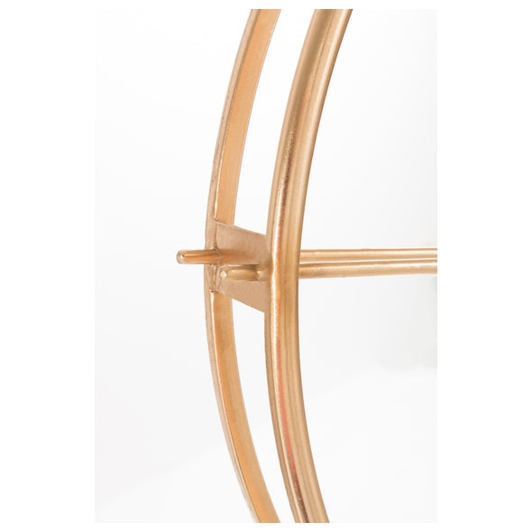 Relogio de Parede Vazado Dourado 80cm