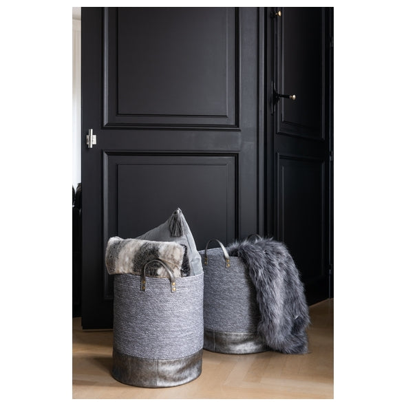 Almofada Tassel Cinza 43cm
