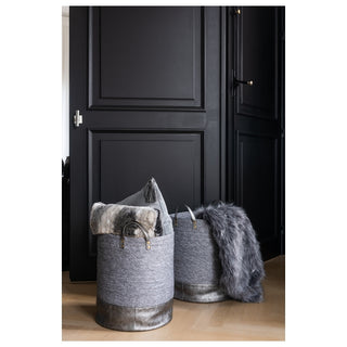 Almofada Tassel Cinza 43cm