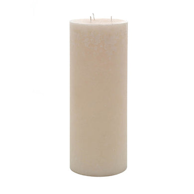 Vela Cilíndrica Bege 15x40cm - 270h