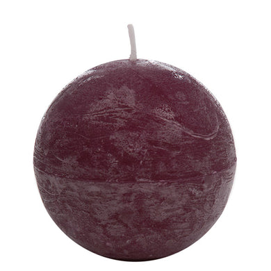 Vela Redonda Roxa 7,5cm - 24h