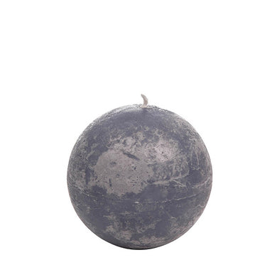Vela Redonda Cinza 8,5cm - 40h