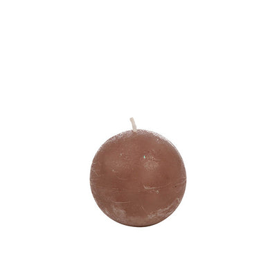 Vela Redonda Marrom 6,5cm - 16h
