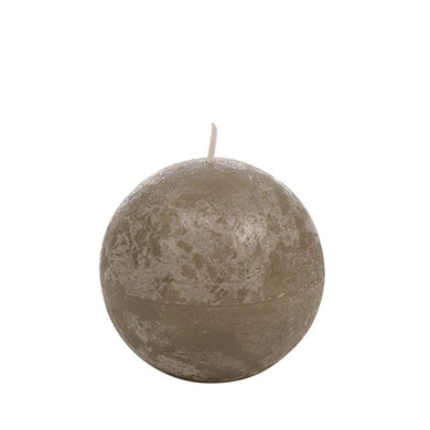 Vela Redonda Verde Musgo 8,5cm - 40h