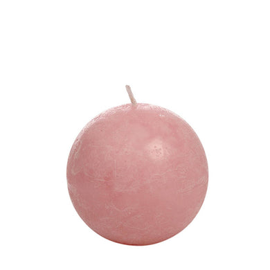 Vela Redonda Rosa 8,5cm - 40h