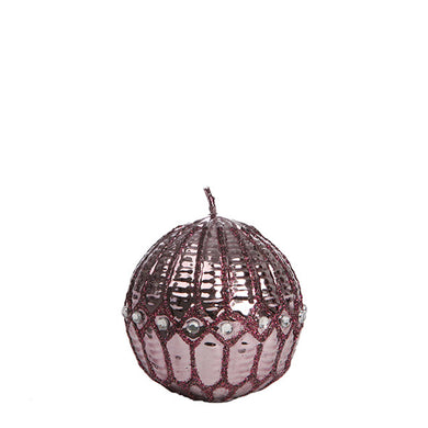 Vela Bola Roxa 6cm