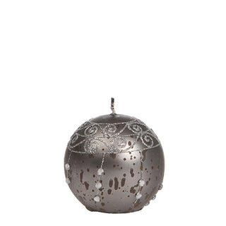 Vela Bola C/ Pérolas 6cm