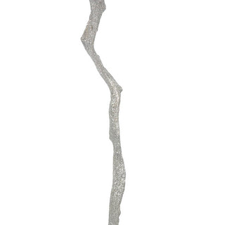 Galho Com Brilho Prata 151cm