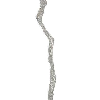 Galho Com Brilho Prata 151cm