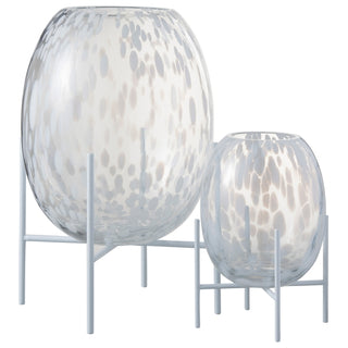 Vaso Dot C/ Suporte Em Metal 37cm