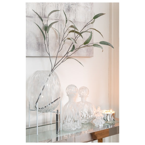 Vaso Dot C/ Suporte Em Metal 37cm