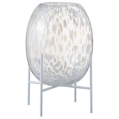 Vaso Dot C/ Suporte Em Metal 37cm