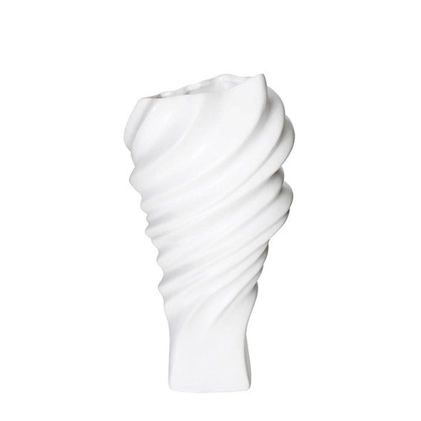 Vaso Espiral Branco 35cm