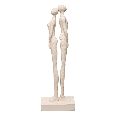 Escultura Casal Creme 45cm