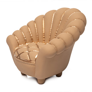 Escultura Mini Poltrona Pétala Branco 13cm