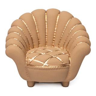 Escultura Mini Poltrona Pétala Branco 13cm