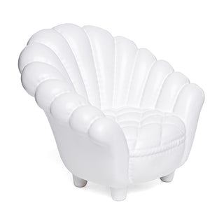 Escultura Mini Poltrona Pétala Branco 13cm