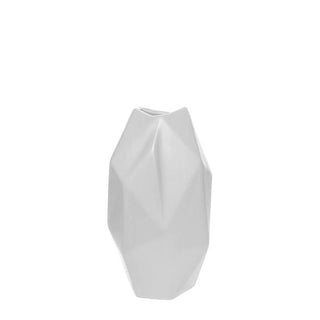 Vaso Facet Branco 20cm