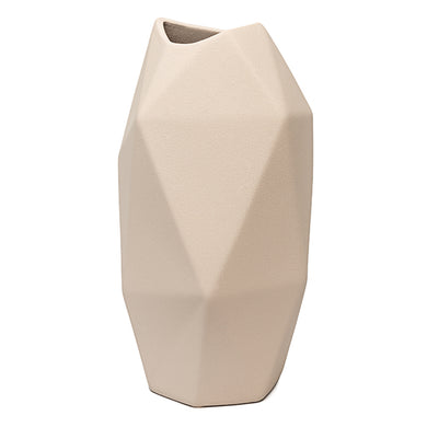 Vaso Facet Creme 20cm