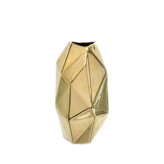 Vaso Facet Dourado 20cm