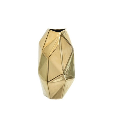 Vaso Facet Dourado 20cm