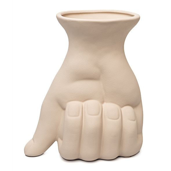 Vaso Mão Branca 22cm