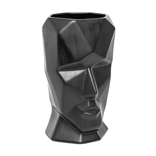Vaso Face Preto 29cm