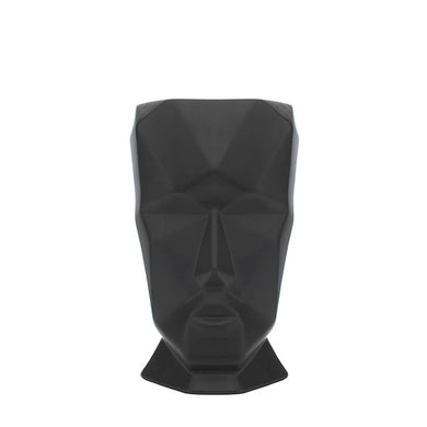 Vaso Face Preto 29cm