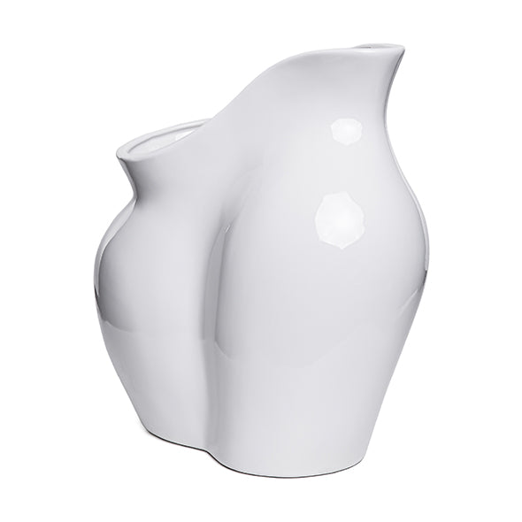 Vaso Curva Branco 27cm