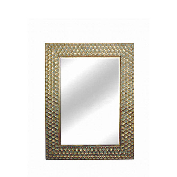 Espelho Square Dourado 64x2x85cm