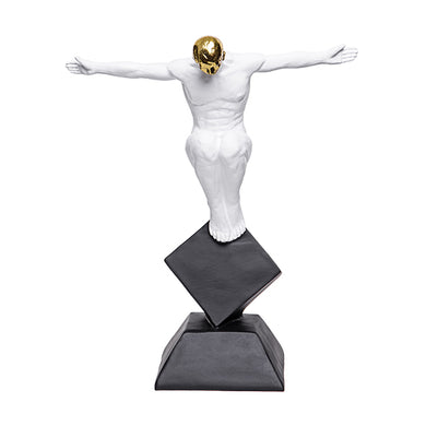 Escultura Homem C/ Braços Abertos 28cm