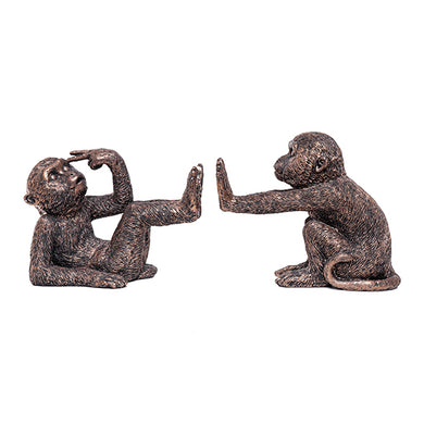 Jg. Porta Livros Macacos 17cm