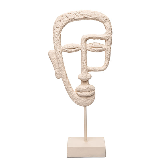 Escultura Face Creme 34cm