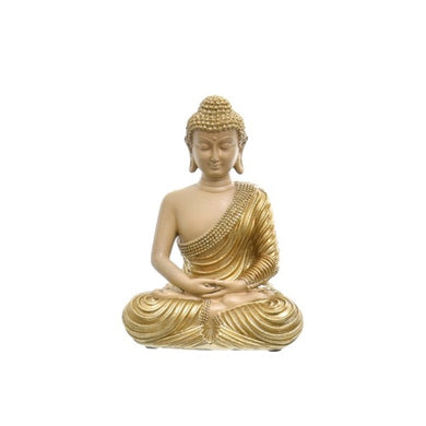 Escultura Buda Dourado 18cm