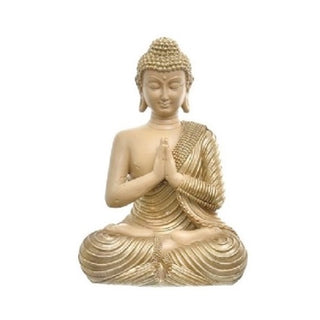 Escultura Buda Dourado 25cm