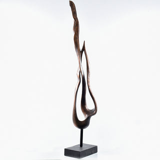 Escultura Abstrata Entrelacada 82cm