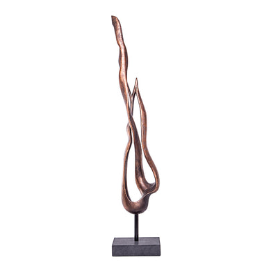 Escultura Abstrata Entrelacada 82cm