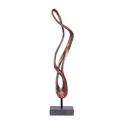 Escultura Abstrata Curve 71cm
