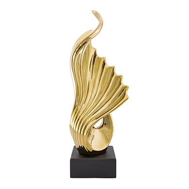 Escultura Waves Na Base 45cm