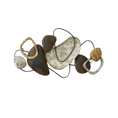 Escultura de Parede Pedras 89x7x50cm