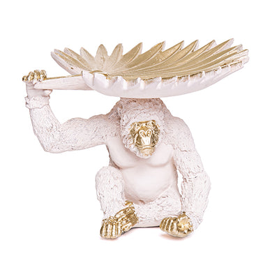 Escultura Macaco C/ Centro 16x13cm