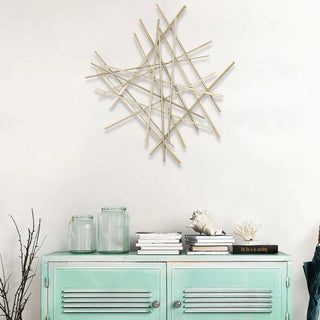 Escultura de Parede Geometrica Champ 67x4x72cm