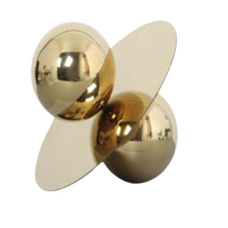 Escultura Disco C/ Bolas 15cm