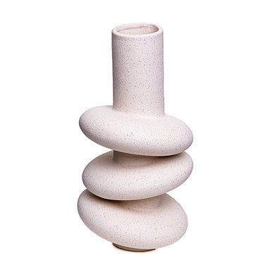 Vaso Espiral Bege Areia 29cm