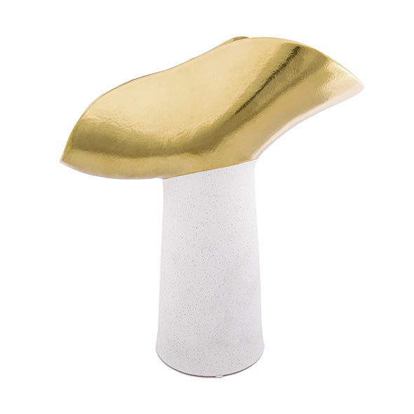 Vaso Chapeu Dourado 39cm