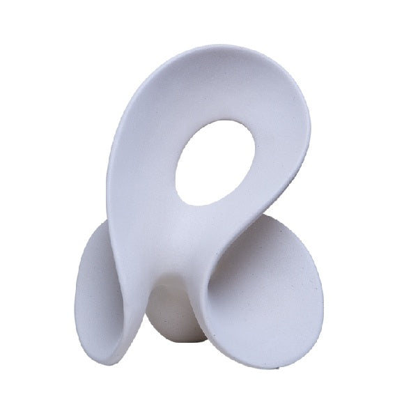 Escultura Abstrata Onda 26cm