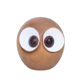 Escultura Coruja de Madeira 8cm