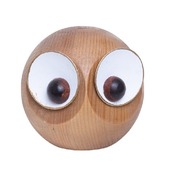 Escultura Coruja de Madeira 10cm