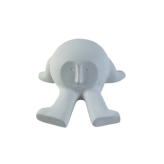 Escultura Max Relaxado Branco 23cm